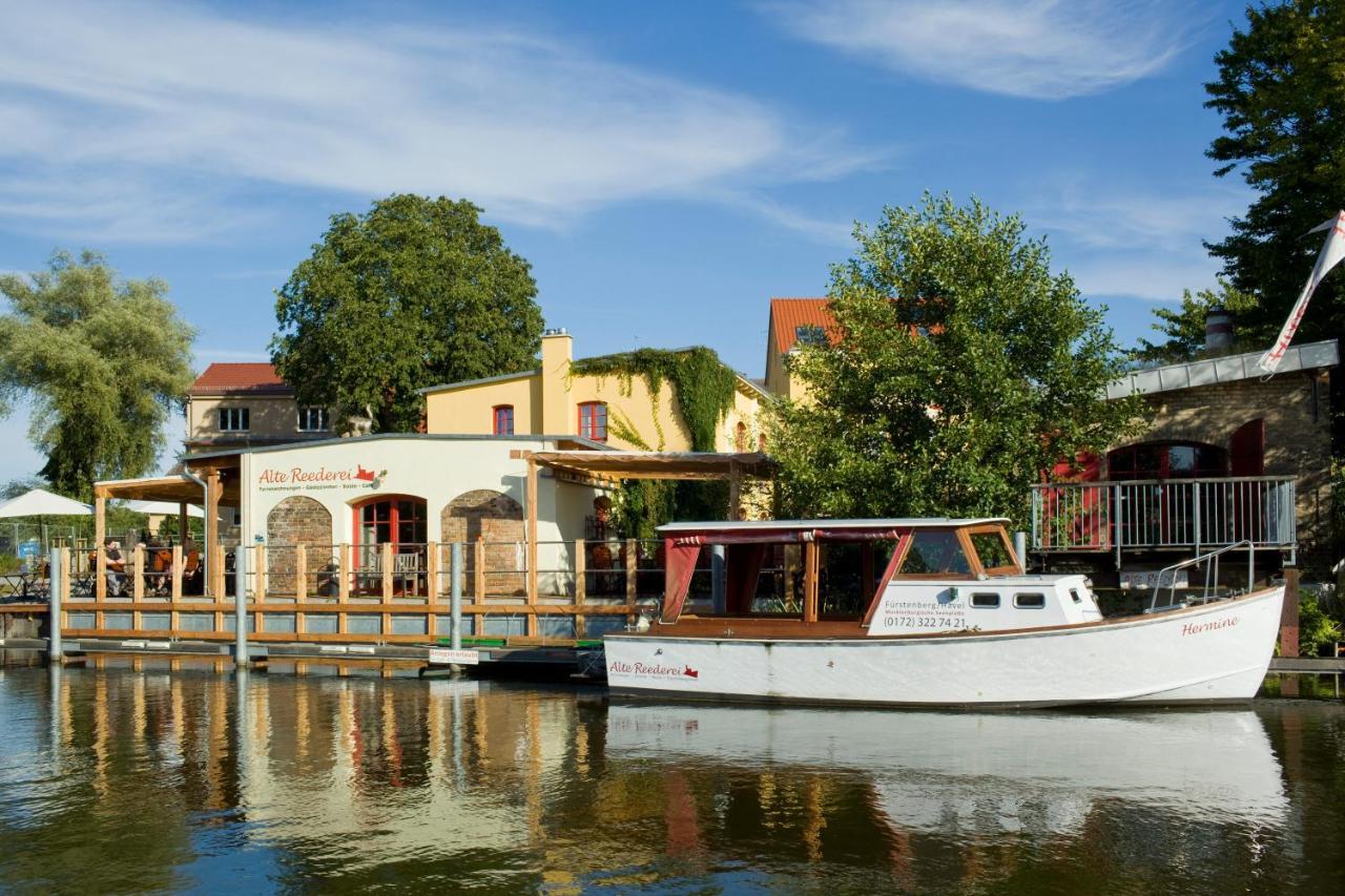 Kulturgasthof Alte Reederei Aparthotel Fürstenberg-Havel Exterior foto